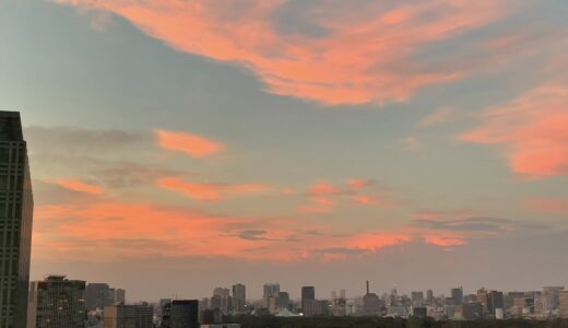 今日のいいこと　2023/07/20～夕暮れの眺め